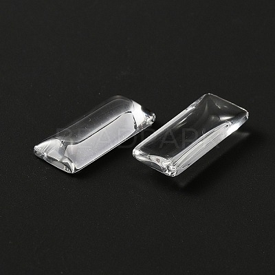 Transparent Glass Cabochons X-GLAA-SZC0001-02-1