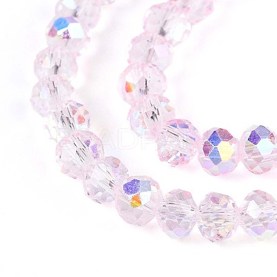 Transparent Glass Beads Strands LS-EGLA-N016-4mm-04-1