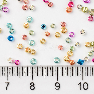 12/0 Plated Glass Seed Beads SEED-T005-05A-1