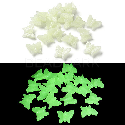 Luminous Opaque Acrylic Beads OACR-Z027-07-1
