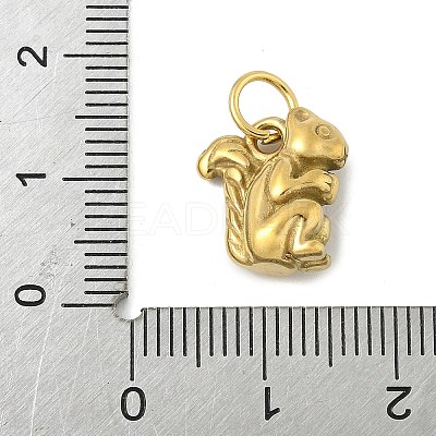 304 Stainless Steel Charms STAS-P391-01D-G-1
