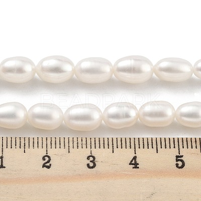 Natural Cultured Freshwater Pearl Beads Strands PEAR-P062-08L-1