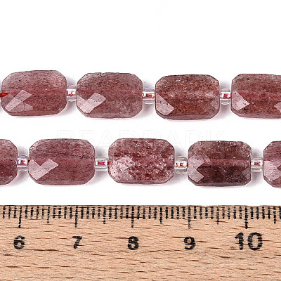 Natural Strawberry Quartz Beads Strands G-T139-80-1