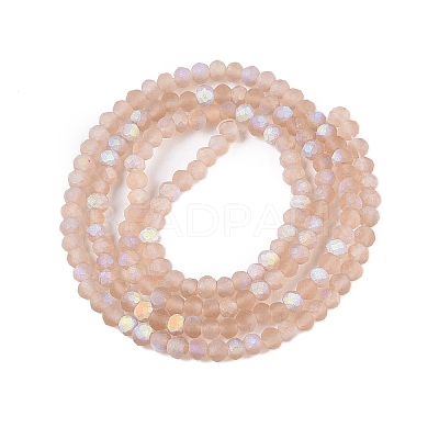 Transparent Glass Beads Strands EGLA-A044-T1mm-MB20-1