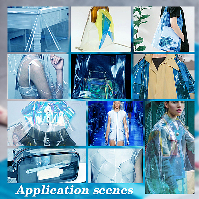 Transparent TPU Soft Waterproof Fabric DIY-WH0308-254A-05-1