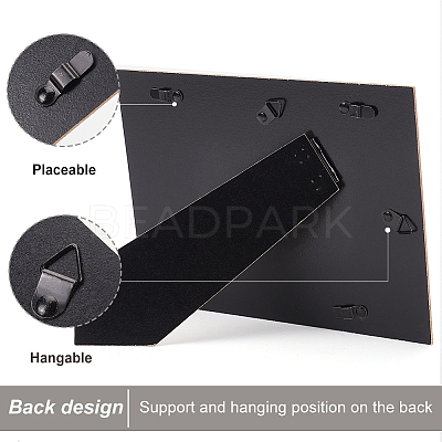 MDF Photo Frame Stand DIY-WH0401-19B-01-1