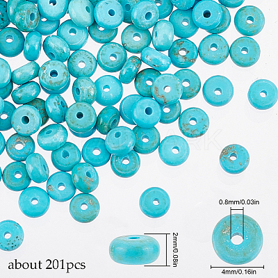1 Strand Natural Howlite Beads Strands TURQ-SC0001-26A-1