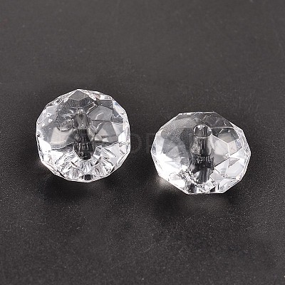 Transparent Acrylic Beads PAB1463Y-16-1