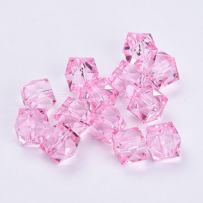 Transparent Acrylic Beads TACR-Q259-8mm-V03-01-1