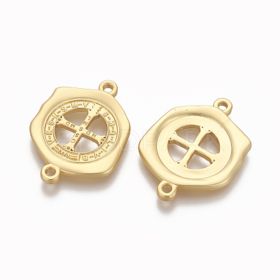 Brass Links connectors KK-O122-06MG-1