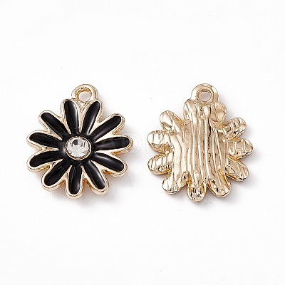 Alloy Rhinestone Pendants PALLOY-P287-01LG-02-1