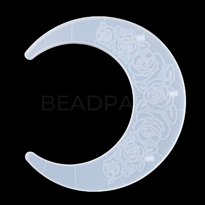 Moon Shape Floating Shelf DIY Silicone Molds Kit DIY-G093-02E-1
