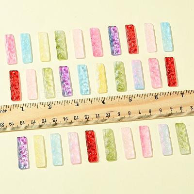 50Pcs Baking Paint Glass Pendants GLAA-FS0001-91-1