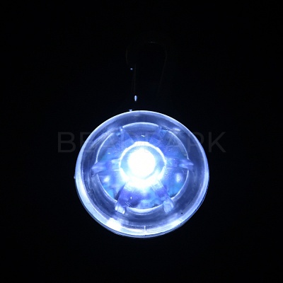 Plastic & Iron LED Collar Light AJEW-P080-06-1