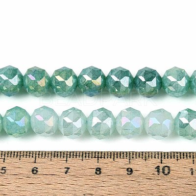 Anti-Tarnish Electroplate Glass Beads Strands GLAA-N064-10mm-06-1