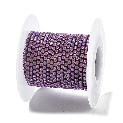 Iron Rhinestone Glass Cup Chain CH-U001-01V-1