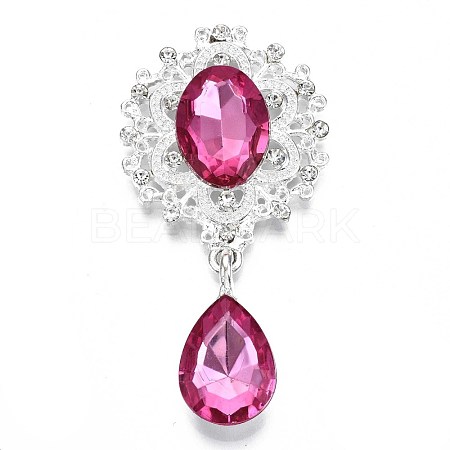 Alloy Flat Back Cabochons RB-S063-11S-1