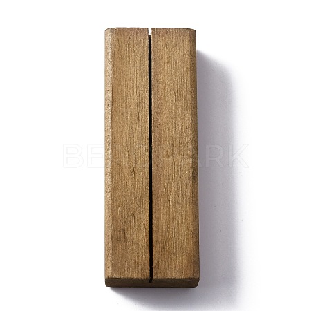 Wood Place Card Holders AJEW-WH0250-49-1
