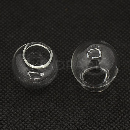 Handmade Blown Glass Globe Ball Bottles X-BLOW-D003-20mm-1