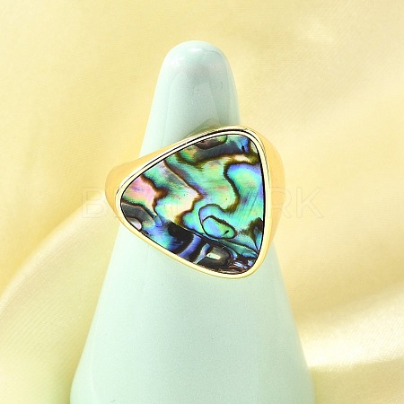 Ocean Styles Brass Cuff Rings for Women RJEW-F184-18G-1
