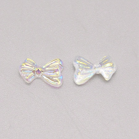 Resin 3D Bowknot Nail Art Cabochons Decorations MRMJ-WH0073-77-1