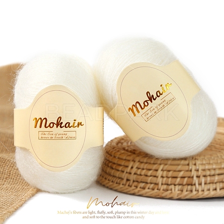 Fine Lace Mohair Wool Blended Crochet Knitting Yarn PW-WG368C7-12-1