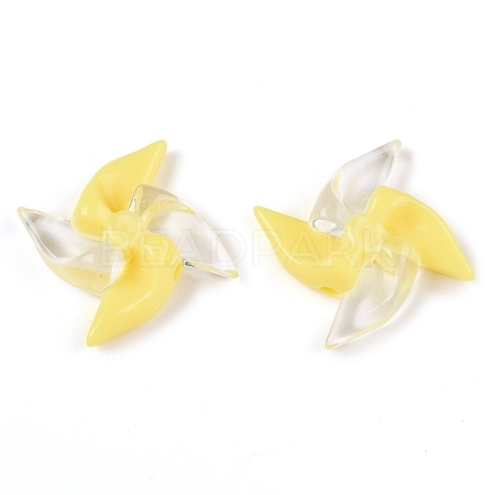 Opaque Acrylic Beads SACR-P030-C02-02-1