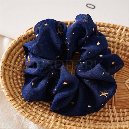 Star Pattern Cloth Elastic Hair Accessories PW-WG91763-03-1