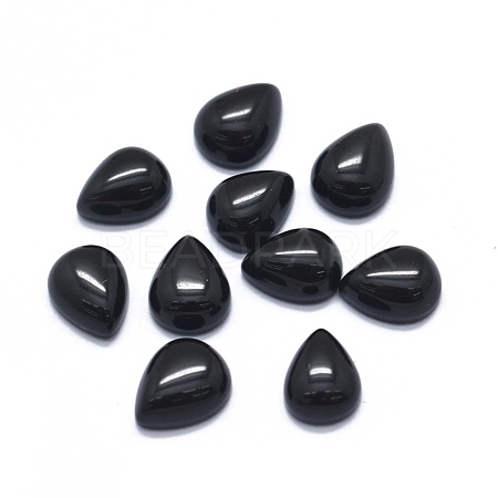Natural Obsidian Cabochons G-O175-22-10-1