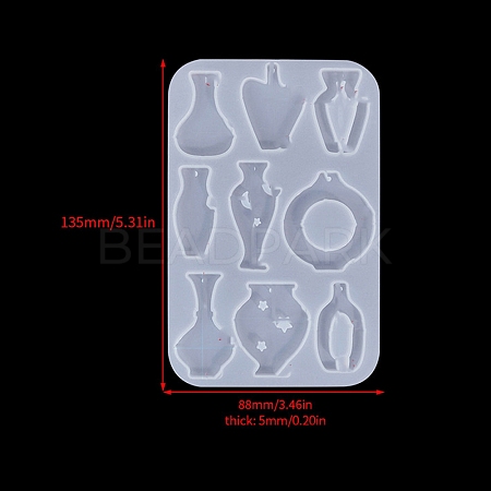 Food Grade DIY Silicone Pendant Molds PW-WG86182-01-1