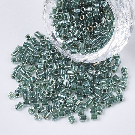 8/0 Two Cut Glass Seed Beads SEED-S033-10A-03-1