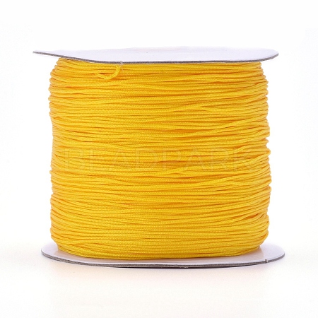 Nylon Braided Cord for Woven Jewelry Making Macrame Craft NWIR-D055-0.6mm-05-1