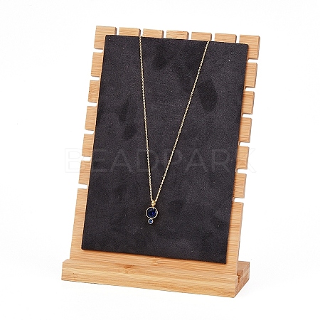 Bamboo Necklace Display Stand NDIS-E022-03A-1