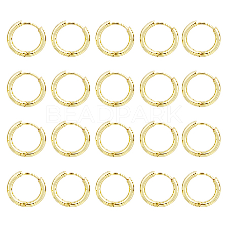 20Pcs Stainless Steel Huggie Hoop Earrings EJEW-DC0001-31-1