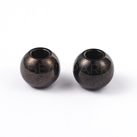 Round 304 Stainless Steel Beads LS-STAS-L176-10-1