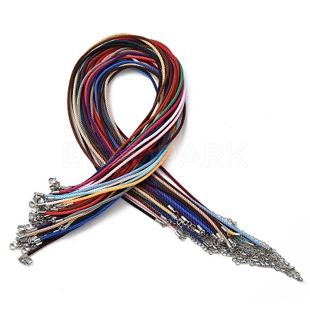 2MM Round Nylon Milan Cord Necklace Makings MAK-F038-C-P-1