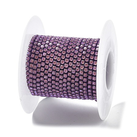 Iron Rhinestone Glass Cup Chain CH-U001-01V-1