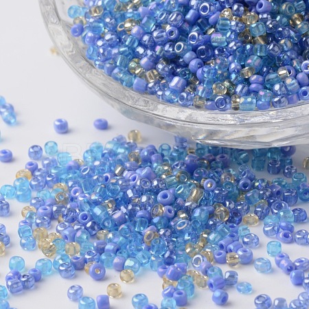 12/0 Mixed Style Round Glass Seed Beads SEED-K003-2mm-05-1