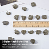 SUPERFINDINGS 2 Bags Natural Druzy Chalcopyrite  Beads G-FH0002-05-2
