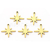 PVD Vacuum Plating 304 Stainless Steel Pendants STAS-N092-37G-1