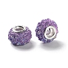 AB Color Resin Rose Flower European Beads RESI-M001-05C-2