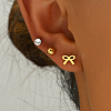 Elegant Stainless Steel Snowflake Stud Earring Sets BX1119-1-4