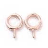 925 Sterling Silver Screw Eye Peg Bails X-STER-D035-42RG-2
