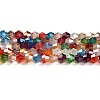 Transparent Electroplate Glass Beads Strands EGLA-A039-T2mm-B29-1
