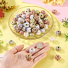 100Pcs Vintage Straight Hole Small Fragrant Fabric Beads FIND-TA0006-79-6