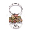 Natural & Synthetic Mixed Stone Keychain KEYC-JKC00185-2