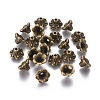 Tibetan Style Bell Filigree Bead Caps X-TIBE-A23845-AB-FF-1