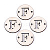Unfinished Natural Poplar Wood Links Connectors WOOD-S045-140B-01F-1