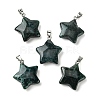Natural Moss Agate Pendants GG-K002-10P-1