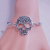 Alloy Skull Link Bangles for Women FS-WGF5789-01-2